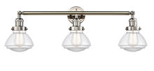 Innovations Lighting 205-PN-G322-LED - Olean - 3 Light - 31 inch - Polished Nickel - Bath Vanity Light