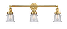  205-SG-G184S-LED - Canton - 3 Light - 30 inch - Satin Gold - Bath Vanity Light