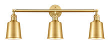  205-SG-M9-SG-LED - Addison - 3 Light - 32 inch - Satin Gold - Bath Vanity Light