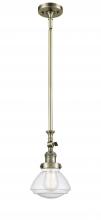 Innovations Lighting 206-AB-G324-LED - Olean - 1 Light - 7 inch - Antique Brass - Stem Hung - Mini Pendant