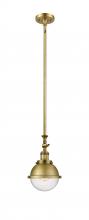  206-BB-HFS-64-BB-LED - Hampden - 1 Light - 7 inch - Brushed Brass - Stem Hung - Mini Pendant