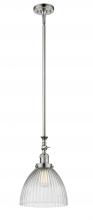  206-PN-G222-LED - Seneca Falls - 1 Light - 10 inch - Polished Nickel - Stem Hung - Mini Pendant