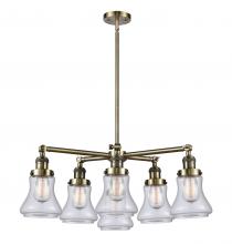  207-6CR-AB-G192 - Bellmont 6 Light Chandelier