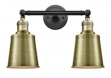  208-BAB-M9-AB-LED - Addison - 2 Light - 16 inch - Black Antique Brass - Bath Vanity Light