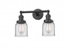  208-OB-G52 - Bell - 2 Light - 16 inch - Oil Rubbed Bronze - Bath Vanity Light