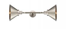  208L-SN-M10-SN-LED - Briarcliff - 2 Light - 10 inch - Brushed Satin Nickel - Bath Vanity Light