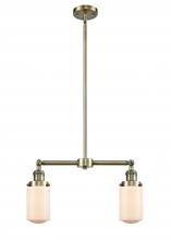 Innovations Lighting 209-AB-G311 - Dover - 2 Light - 21 inch - Antique Brass - Stem Hung - Island Light