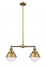  209-BB-HFS-64-BB-LED - Hampden - 2 Light - 18 inch - Brushed Brass - Stem Hung - Island Light