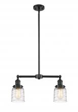 Innovations Lighting 209-OB-G513-LED - Bell - 2 Light - 21 inch - Oil Rubbed Bronze - Stem Hung - Island Light