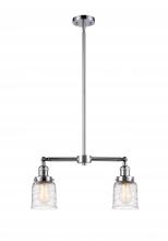 Innovations Lighting 209-PC-G513-LED - Bell - 2 Light - 21 inch - Polished Chrome - Stem Hung - Island Light