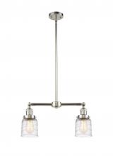 Innovations Lighting 209-PN-G513-LED - Bell - 2 Light - 21 inch - Polished Nickel - Stem Hung - Island Light