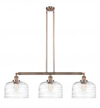 Innovations Lighting 213-AC-G713-L-LED - Bell - 3 Light - 42 inch - Antique Copper - Stem Hung - Island Light