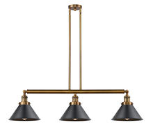  213-BB-M10-BK-LED - Briarcliff - 3 Light - 43 inch - Brushed Brass - Stem Hung - Island Light