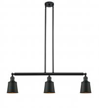  213-BK-M9-BK-LED - Addison - 3 Light - 38 inch - Matte Black - Stem Hung - Island Light