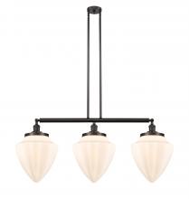  213-OB-G661-12-LED - Bullet - 3 Light - 40 inch - Oil Rubbed Bronze - Stem Hung - Island Light