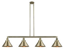  214-AB-M10-AB - Briarcliff - 4 Light - 55 inch - Antique Brass - Stem Hung - Island Light