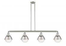  214-SN-HFS-64-SN-LED - Hampden - 4 Light - 52 inch - Brushed Satin Nickel - Stem Hung - Island Light