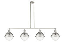  214-SN-HFS-84-SN-LED - Hampden - 4 Light - 54 inch - Brushed Satin Nickel - Stem Hung - Island Light