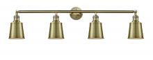  215-AB-M9-AB-LED - Addison - 4 Light - 42 inch - Antique Brass - Bath Vanity Light