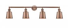  215-AC-M9-AC-LED - Addison - 4 Light - 42 inch - Antique Copper - Bath Vanity Light