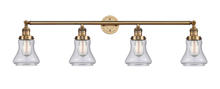  215-BB-G194 - Bellmont - 4 Light - 42 inch - Brushed Brass - Bath Vanity Light