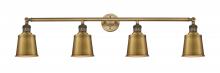  215-BB-M9-BB - Addison - 4 Light - 42 inch - Brushed Brass - Bath Vanity Light