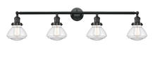 Innovations Lighting 215-BK-G322-LED - Olean - 4 Light - 43 inch - Matte Black - Bath Vanity Light