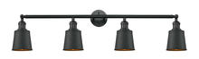  215-BK-M9-BK-LED - Addison - 4 Light - 42 inch - Matte Black - Bath Vanity Light