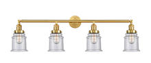  215-SG-G184-LED - Canton - 4 Light - 42 inch - Satin Gold - Bath Vanity Light