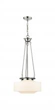  221-1P-PN-G691-16 - Bridgeton - 1 Light - 16 inch - Polished Nickel - Chain Hung - Pendant