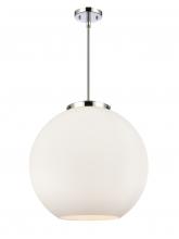  221-3S-PC-G121-18-LED - Athens - 3 Light - 18 inch - Polished Chrome - Cord hung - Pendant