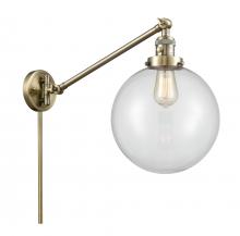  237-AB-G202-10-LED - Beacon - 1 Light - 10 inch - Antique Brass - Swing Arm