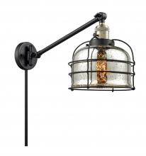  237-BAB-G78-CE-LED - Bell Cage - 1 Light - 8 inch - Black Antique Brass - Swing Arm