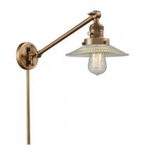  237-BB-G2 - Halophane - 1 Light - 9 inch - Brushed Brass - Swing Arm