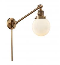  237-BB-G201-6 - Beacon - 1 Light - 6 inch - Brushed Brass - Swing Arm