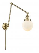  238-AB-G201-6 - Beacon - 1 Light - 6 inch - Antique Brass - Swing Arm