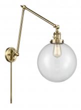  238-AB-G202-10 - Beacon - 1 Light - 10 inch - Antique Brass - Swing Arm