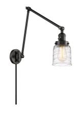 Innovations Lighting 238-BK-G513-LED - Bell - 1 Light - 8 inch - Matte Black - Swing Arm