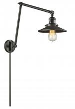  238-OB-M5 - Railroad - 1 Light - 8 inch - Oil Rubbed Bronze - Swing Arm