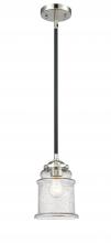  284-1S-BPN-G184 - Canton - 1 Light - 6 inch - Black Polished Nickel - Cord hung - Mini Pendant