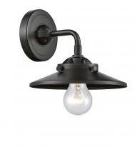  284-1W-OB-M5-OB-LED - Railroad - 1 Light - 8 inch - Oil Rubbed Bronze - Sconce