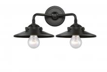  284-2W-OB-M5-OB-LED - Railroad - 2 Light - 16 inch - Oil Rubbed Bronze - Bath Vanity Light