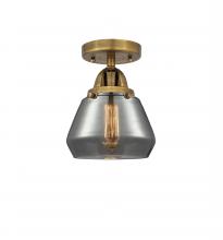  288-1C-BB-G173 - Fulton - 1 Light - 7 inch - Brushed Brass - Semi-Flush Mount