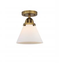  288-1C-BB-G41 - Cone - 1 Light - 8 inch - Brushed Brass - Semi-Flush Mount