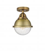  288-1C-BB-HFS-64-BB-LED - Hampden - 1 Light - 7 inch - Brushed Brass - Semi-Flush Mount