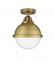  288-1C-BB-HFS-84-BB-LED - Hampden - 1 Light - 9 inch - Brushed Brass - Semi-Flush Mount