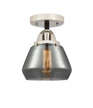  288-1C-BPN-G173 - Fulton - 1 Light - 7 inch - Black Polished Nickel - Semi-Flush Mount