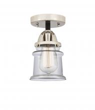  288-1C-BPN-G182S - Canton - 1 Light - 5 inch - Black Polished Nickel - Semi-Flush Mount