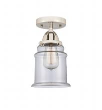  288-1C-PN-G182 - Canton - 1 Light - 6 inch - Polished Nickel - Semi-Flush Mount