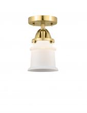  288-1C-SG-G181S-LED - Canton - 1 Light - 5 inch - Satin Gold - Semi-Flush Mount